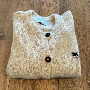 Warm & Wonderful Women’s Shetland Cardigan Sz S Cream